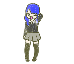 a girl's Sticker2 sticker #6538404