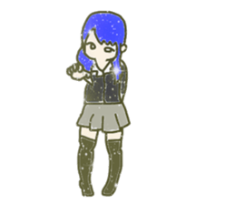 a girl's Sticker2 sticker #6538405