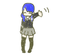 a girl's Sticker2 sticker #6538410