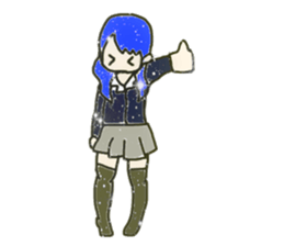 a girl's Sticker2 sticker #6538417