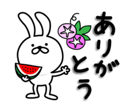 Summer rabbit sticker #6538616