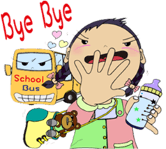 bottle girl sticker #6538628