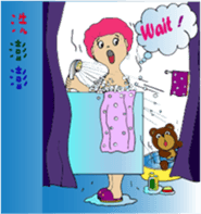 bottle girl sticker #6538640