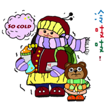 bottle girl sticker #6538648