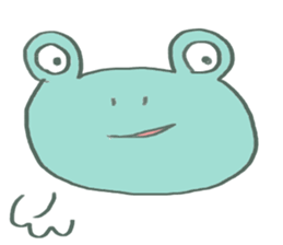 Very surreal frog sticker #6538757