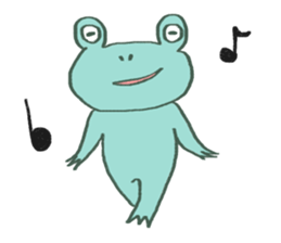 Very surreal frog sticker #6538778