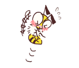 Honey bee & Bee fly sticker #6538850