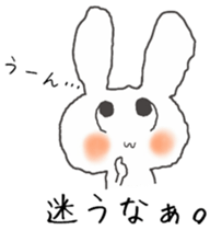 honesty rabbit sticker 4 sticker #6539272