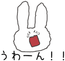 honesty rabbit sticker 4 sticker #6539274