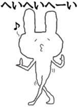 honesty rabbit sticker 4 sticker #6539288