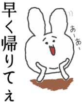 honesty rabbit sticker 4 sticker #6539296