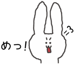 honesty rabbit sticker 4 sticker #6539297