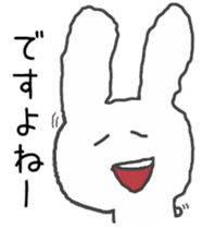 honesty rabbit sticker 4 sticker #6539298