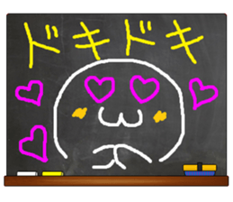 Black Board by gucchi sticker #6539398