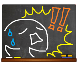 Black Board by gucchi sticker #6539405