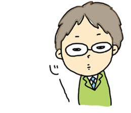 white-collar workers takachan 1 sticker #6539967