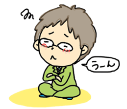 white-collar workers takachan 1 sticker #6539981