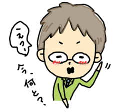 white-collar workers takachan 1 sticker #6539989