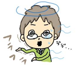 white-collar workers takachan 1 sticker #6539997