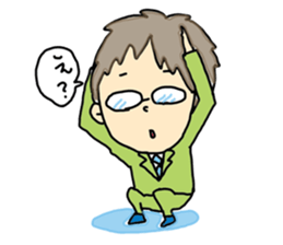 white-collar workers takachan 1 sticker #6540004