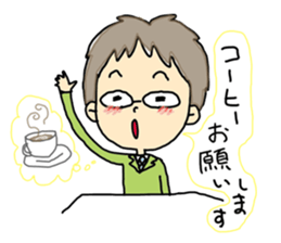 white-collar workers takachan 1 sticker #6540009