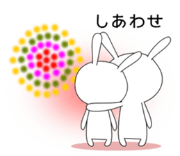 Cute rabbit 3st sticker #6540223