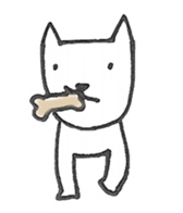 Dog of two legs sticker #6540256