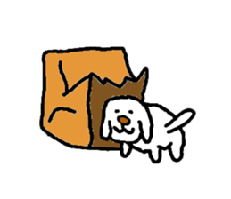 Ken-chan puppy. sticker #6540307