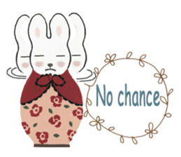 Bunny matryoshka doll sticker #6540391