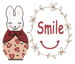 Bunny matryoshka doll sticker #6540400