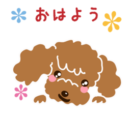 I love poodle 2(summer vercion) sticker #6540469
