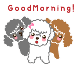 I love poodle 2(summer vercion) sticker #6540475