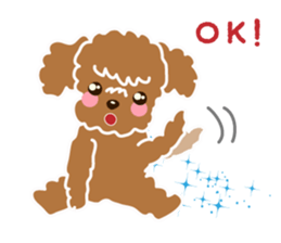 I love poodle 2(summer vercion) sticker #6540487