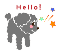 I love poodle 2(summer vercion) sticker #6540488