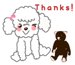 I love poodle 2(summer vercion) sticker #6540494