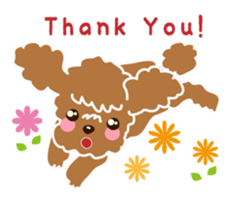 I love poodle 2(summer vercion) sticker #6540495