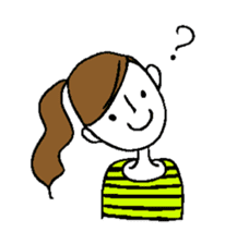 Sticker of a cute girl sticker #6540630