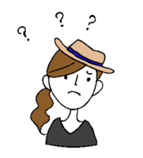 Sticker of a cute girl sticker #6540631