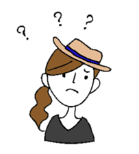 Sticker of a cute girl sticker #6540631