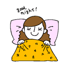 Sticker of a cute girl sticker #6540660