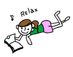 Sticker of a cute girl sticker #6540661