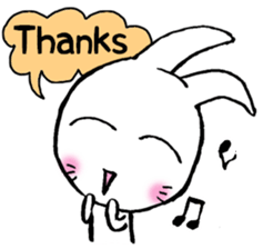 LaLaLa Bunny 2 sticker #6540872