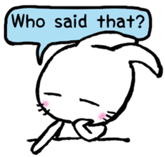 LaLaLa Bunny 2 sticker #6540879