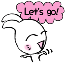 LaLaLa Bunny 2 sticker #6540885