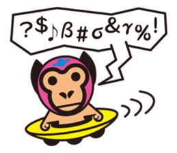 Mask alien wrestler sticker #6540916