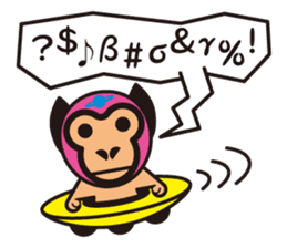 Mask alien wrestler sticker #6540916