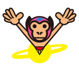 Mask alien wrestler sticker #6540919