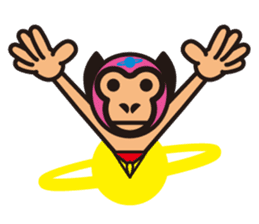 Mask alien wrestler sticker #6540919