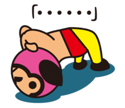 Mask alien wrestler sticker #6540935