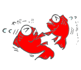 Kyn Kyn of the goldfish 2 sticker #6541296